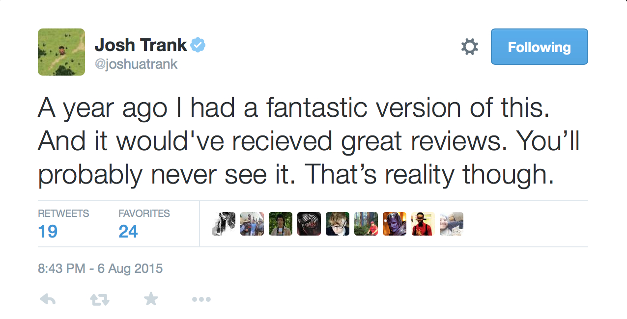 JoshTrankBadReviewsFFTweet