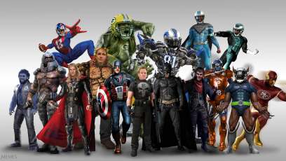 Check out your favorite NFL stars as superheroes