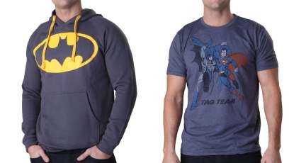 Giveaway: Enter to win Batman and Superman t-shirts