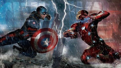 Captain America and Iron Man fight in alleged ‘Captain America: Civil War’ promo art