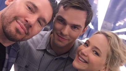 Jennifer Lawrence and Nicholas Hoult arrive on the ‘X-Men: Apocalypse’ set (photo)