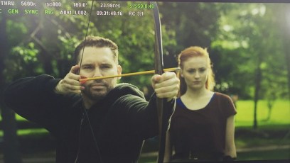 Sophie Turner learns to use a bow and arrow for ‘X-Men: Apocalypse’ (photo)