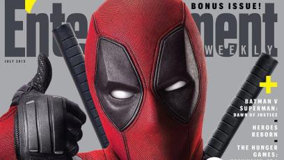 Deadpool shares his notes on a page from the film script