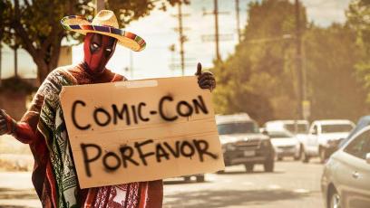 Deadpool hitchhikes to Comic-Con in new photo