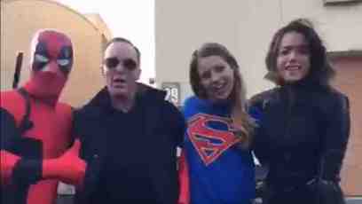 Supergirl, Batman, and Deadpool join Team S.H.I.E.L.D. for Dubsmash Wars
