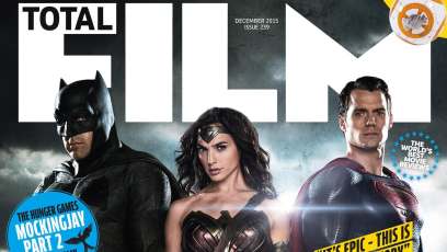 Batman, Superman, and Wonder Woman grace the cover of Total Film
