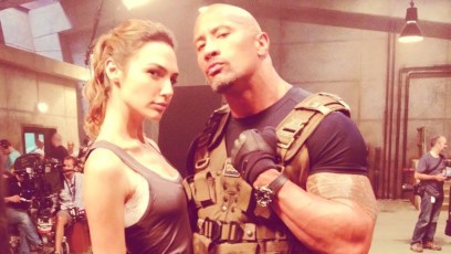 Dwayne “The Rock” Johnson reacts to Gal Gadot’s new Wonder Woman photo