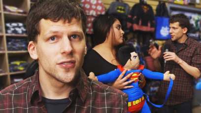Henry Cavill talks to kids and Jesse Eisenberg trolls fans about ‘Batman v Superman’
