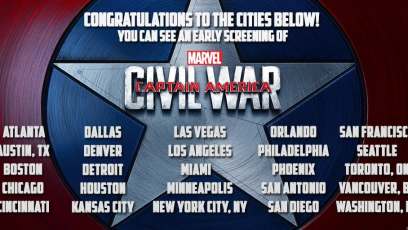 Marvel is holding free ‘Captain America: Civil War’ fan screenings next week