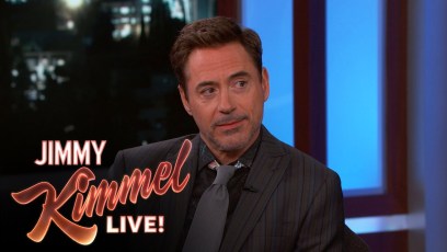 Robert Downey Jr. talks about Tom Holland as Spider-Man with Jimmy Kimmel (video)
