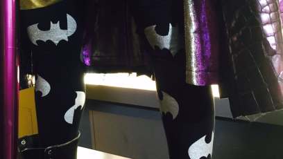 DC Exhibit Tour: Joker wears Batman leggings in ‘Suicide Squad’