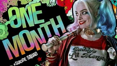 Warner Bros. celebrates one month until ‘Suicide Squad’ with Harley Quinn banner