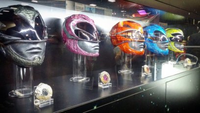 Closer look at the ‘Power Rangers’ helmets and Power Coins