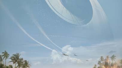 The Death Star rises in this new ‘Rogue One: A Star Wars Story’ poster