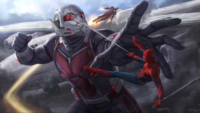 ‘Captain America: Civil War’ concept art shows Spider-Man vs. Giant-Man