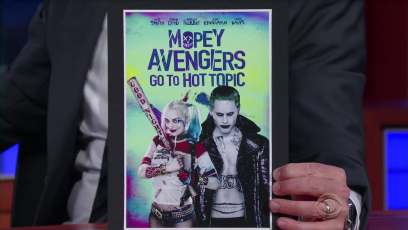 Stephen Colbert makes fun of ‘Suicide Squad’ with a Marvel joke