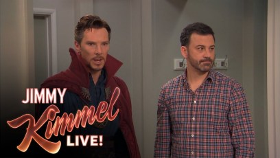LOL: Jimmy Kimmel hires Doctor Strange for a kids birthday party