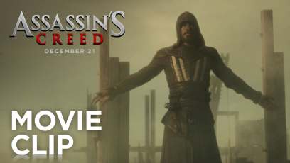 Michael Fassbender takes a leap of faith in new ‘Assassin’s Creed’ clip