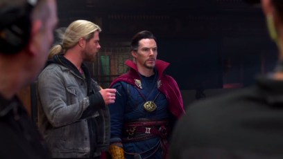 Doctor Strange meets Thor in behind-the-scenes Blu-ray clip