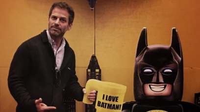 Zack Snyder poses with LEGO Batman and everything is awesome