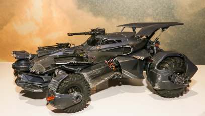 Get a detailed look at the Batmobile in ‘Justice League’ from Mattel’s badass replica