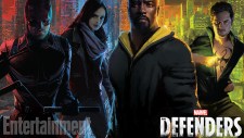Marvel’s The Defenders unite in colorful Comic-Con poster, and The Punisher strikes a pose in his
