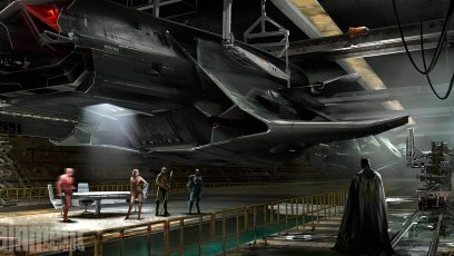 ‘Justice League’ concept art reveals Batman’s massive plane, the Flying Fox