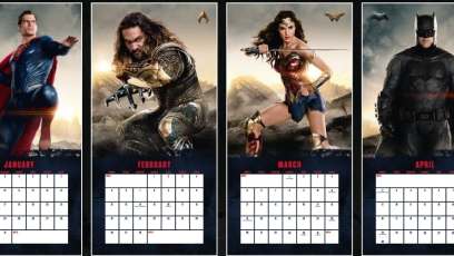 ‘Justice League’ calendar reveals new looks at Batman, Wonder Woman, and the team