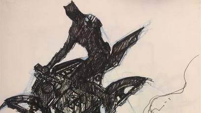 ‘Justice League’ production designer shares sketches of Batman’s unused motorcycle