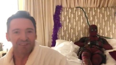 Deadpool interrupts Hugh Jackman’s birthday message