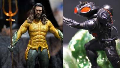 ‘Aquaman’ collectibles give best look yet at Black Manta and Jason Momoa’s classic costume