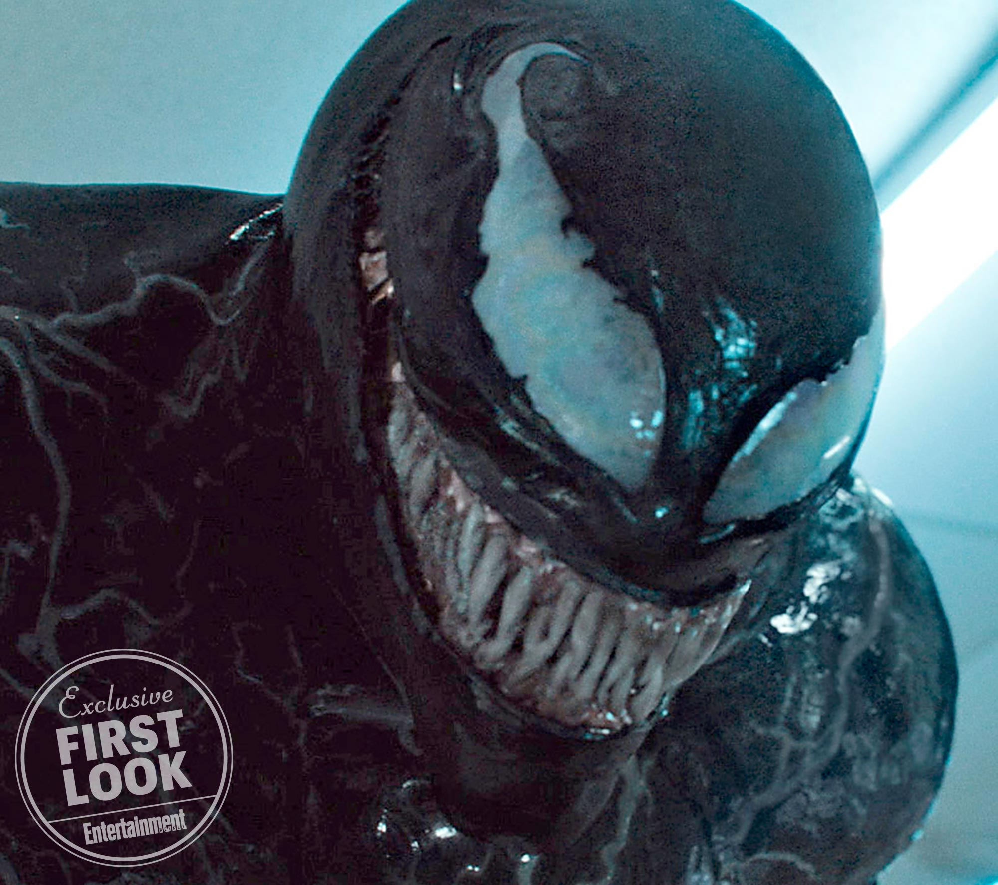 Creepy new look at Tom Hardy as Venom released