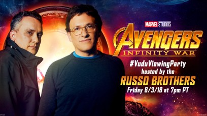 Vudu and the Russo Brothers are hosting an ‘Avengers: Infinity War’ viewing party with trivia, prizes, and more