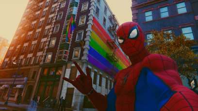 LGBTQ gamers are rejoicing about the pride flags in ‘Marvel’s Spider-Man’