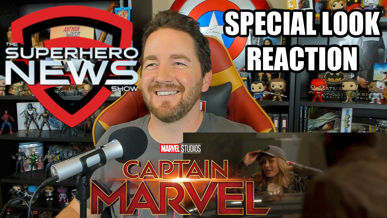 Marvel Studios Captain Marvel Special Look Reaction Superhero News