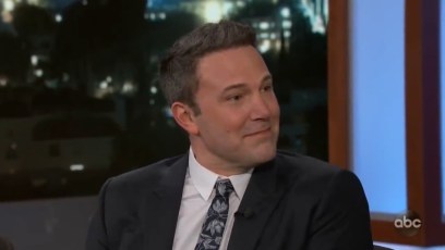 Ben Affleck happily declares “I’m not Batman” on ‘Jimmy Kimmel Live!’
